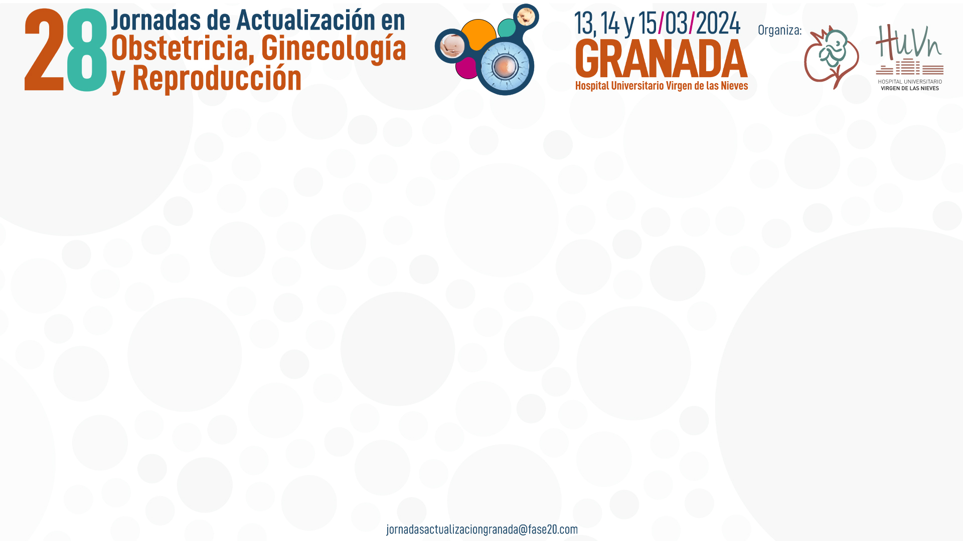 XXVIII JORNADAS DE ACTUALIZACIÓN EN OBSTETRICIA, GINECOLOGÍA Y REPRODUCCIÓN GRANADA 2024 - Plantilla